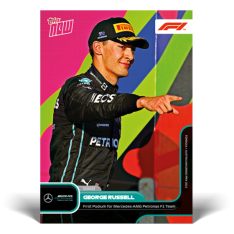 kartička 2022 Topps Now 010 George Russell Mercedes AMG