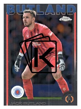 fotbalová kartička 2024-25 Topps Chromae UCC 13 Jack Butland, Rangers F.C.