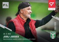 fotbalová kartička 2023-24 SportZoo Fortuna Liga Live L-11 Juraj Jarábek MFK Karviná