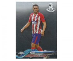Fotbalová kartička Topps Chrome 2017-18 Champions League 72 Koke – Club Atlético De Madrid