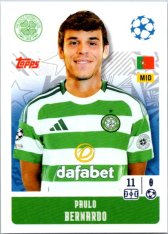 2024-25 Topps Champions League 142 Paulo Bernardo (Celtic FC)
