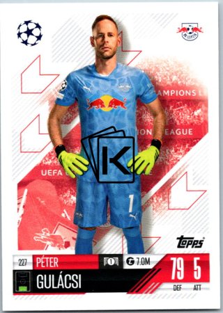 fotbalová kartička 2024-25 Topps Match Attax UEFA Club Competitions 227 Peter Gulacsi (RB Leipzig)
