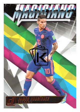 2018-19 Panini Donruss Soccer Dominator M-14 James Rodriguez - Colombia