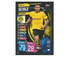 Fotbalová kartička 2019-2020  Topps Champions League Match Attax -  Borussia Dortmund - Manuel Akanji 5
