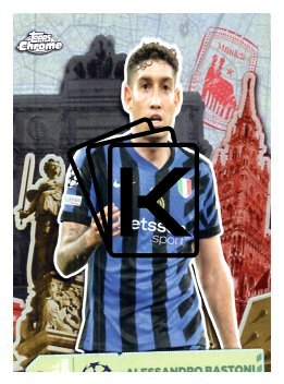 fotbalová kartička 2024-25 Topps Chrome Final Destination 4 - Alessandro Bastoni