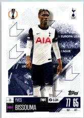 fotbalová kartička 2024-25 Topps Match Attax UEFA Club Competitions  73 Yves Bissouma (Tottenham Hotspur)