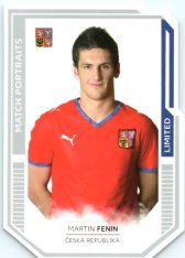 fotbalová kartička 2022 Pro Arena Repre v srdcích Match Portraits MP17 Martin Fenin