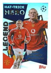 2025-26 Topps Champions League Historic Hat-Trick Heroes 29 Wayne Rooney (Manchester United)