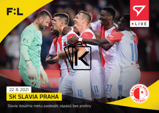 fotbalová kartička SportZoo 2021-22 Live L-21 SK Slavia Praha