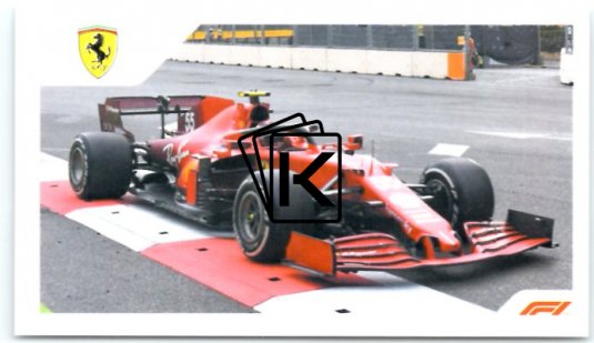 samolepka 2021 Topps Formule 1 Widescreen 130 Carlos Sainz Ferrari