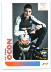samolepka 2021 Topps Formule 1 Portrait 93 Esteban Ocon Alpine