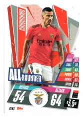 fotbalová kartička Topps Match Attax Champions League 2020-21 BEN3 Chiquinho All Rounder SL Benfica