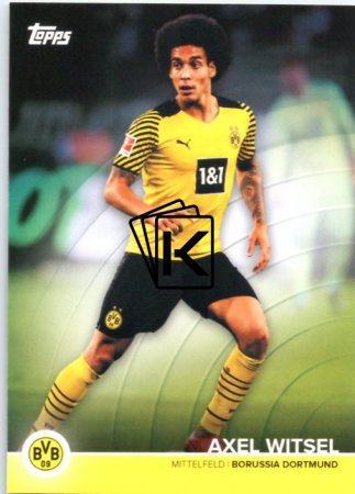 Fotbalová kartička 2021-22 Topps Borrusia Dortmund BVB AW Axel Witsel