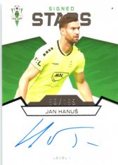 fotbalová kartička 2021-22 SportZoo Fortuna Liga Signed Stars S1-JH Jan Hanuš FK Jablonec /199