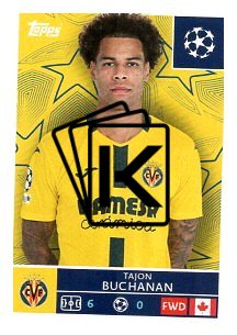 2025-26 Topps Champions League   Villarreal CF 479 Tajon Buchanan