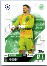 fotbalová kartička 2024-25 Topps Match Attax UEFA Club Competitions 371 Benjamin Siegrist (Celtic FC)