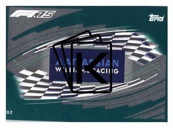 2025 Topps Turbo Attax F1 Williams Racing  82	Team Logo-Paralel Emerald