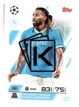 fotbalová kartička 2025-26 Topps Match Attax UCC 249 André-Frank Zambo Anguissa- (SSC Napoli)