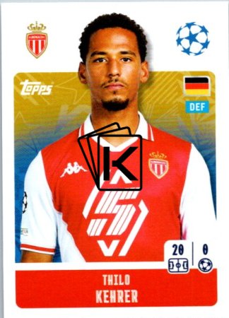 2024-25 Topps Champions League 56 Thilo Kehrer (AS Monaco)