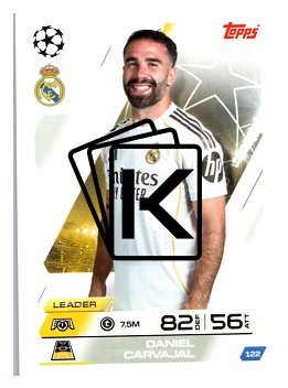 fotbalová kartička 2025-26 Topps Match Attax UCC 122 Daniel Carvajal (Real Madrid CF)