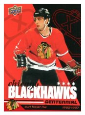 2025-26 Upper Deck Centennial Chicago Blackhawks 52 Curt Fraser