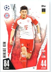 Fotbalová kartička 2023-24 Topps Match Attax UEFA Club Competitions 194	Min-jae Kim FC Bayern München