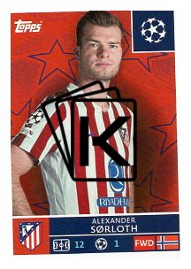 2025-26 Topps Champions League Atlético Madrid 125 Alexander Sorloth