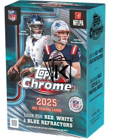 2025 Topps Chrome Football Blaster Box