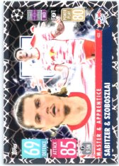fotbalová kartička 2021-22 Topps Match Attax UEFA Champions League Master & Apprentice 433 Marcel Sabitzer & Dominik Szoboszlai RB Lipsko