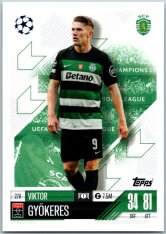 fotbalová kartička 2024-25 Topps Match Attax UEFA Club Competitions 279 Victor Gyökeres (Sporting Clube de Portugal)
