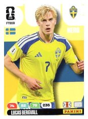 fotbalová kartička World Cup 2026 Adrenalyn XL  FTS59.  Lucas Bergvall (Sweden)
