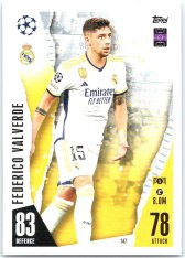 Fotbalová kartička 2023-24 Topps Match Attax UEFA Club Competitions 147 Federico Valverde Real Madrid CF