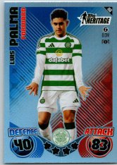 fotbalová kartička 2024-25 Topps Match Attax UEFA Club Competitions Topps Heritage 466 Luis Palma (Celtic FC)
