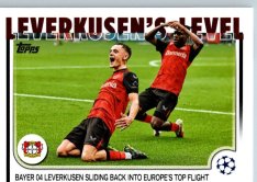 fotbalová kartička 2024-25 Topps UEFA Club Competitions Flagship 186 – Combo Cards Bayer 04 Leverkusen