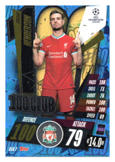 fotbalová kartička 2020-21 Topps Match Attax Champions League Extra Club 100 CLU7 Jordan Henderson Liverpool