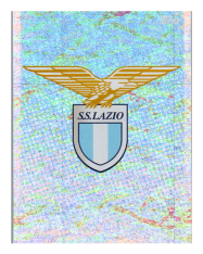 2020-21 Topps Champions League samolepka LAZ1 Logo SS Lazio