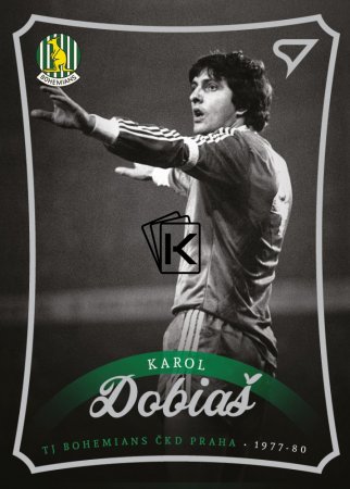 fotbalová kartička 2023 Sportzoo Dekády N-009 KAROL DOBIAŠ TJ BOHEMIANS ČKD PRAHA
