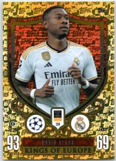 2023-24 Topps Match Attax EXTRA UEFA Club Competition Kings of Europe 289 David Alaba (Real Madrid CF)