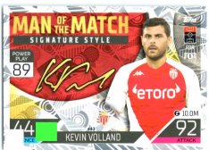 Fotbalová kartička 2022-23 Topps Match Attax UCL Man of The Match Siganture Style 443 Kevin Volland - AS Monaco