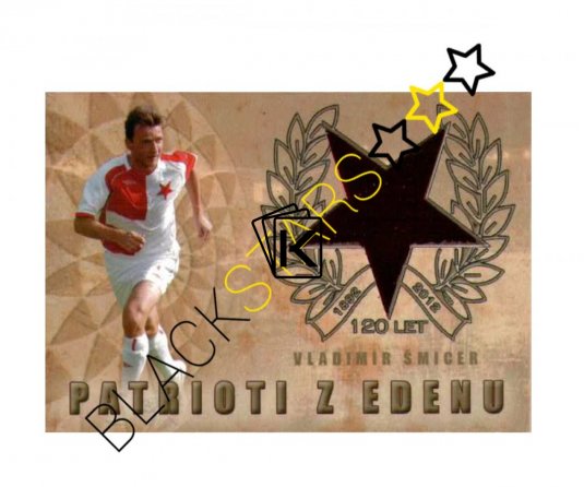 Sešívaní z Edenu Patrioti z Edenu 1. Vladimír Šmicer SK Slavia Praha Červená Varianta /59
