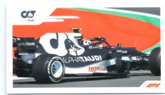 samolepka 2021 Topps Formule 1 Widescreen 150 Pierre Gasly Alpha Tauri