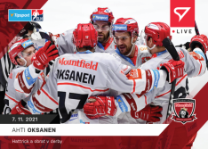 Hokejová kartička SportZoo 2021-22 Live L-040 Ahti Oksanen HC Mounfield Hradec Králové