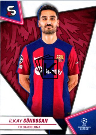 Fotbalová kartička 2023-24 Topps Superstars UEFA Club Competitions 52 İlkay Gündoğan (FC Barcelona)