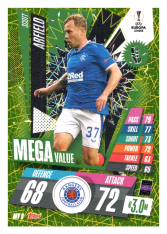 fotbalová kartička 2020-21 Topps Match Attax Champions League Extra Mega Value MV9 Scott Arfield Rangers