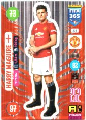 fotbalová karta Panini Adrenalyn XL FIFA 365 2021 Titan 338 Harry Maguire Manchester United