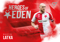 2025-26 SportZoo SK Slavia Praha Heroes of Eden HE-11 Martin Latka