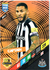 fotbalová karta Panini FIFA 365 2024 Adrenalyn XL NEW13 Jamaal Lascelles Newcastle United Captain
