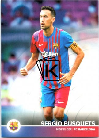 2021 Topps FC Barcelona Set 10 Sergio Busquets