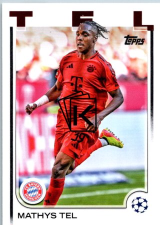 fotbalová kartička 2024-25 Topps UEFA Club Competitions Flagship 179 Mathys Tel FC Bayern Munchen