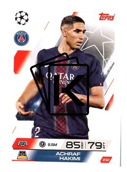 fotbalová kartička 2025-26 Topps Match Attax UCC 232 Achraf Hakimi (Paris Saint-Germain)